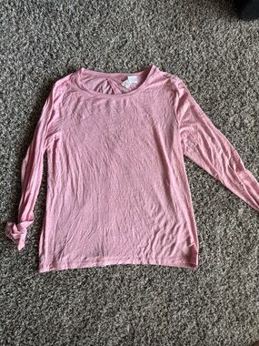 Women’s LOLE Light Pink Long Sleeve Top, like new, M